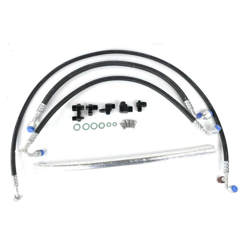 Fleece Performance 13-16 Dodge 6.7L Cummins 2nd Gen Swap Kit A/C Line Reroute Kit