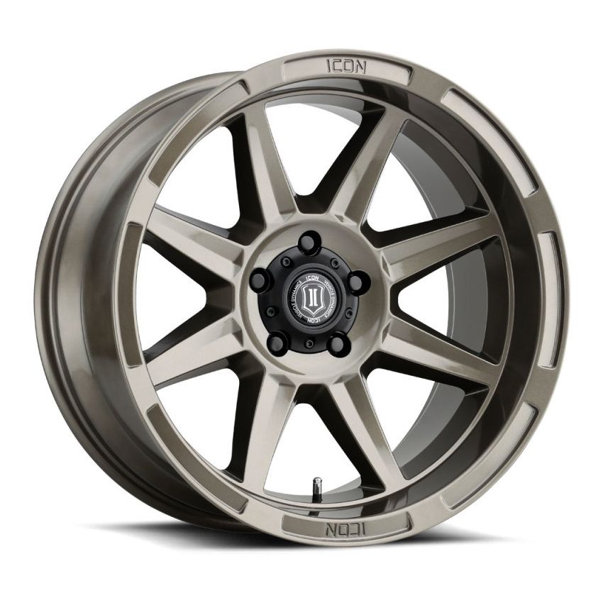 ICON Bandit 20x10 5x5 -24mm Offset 4.5in BS Gloss Bronze Wheel