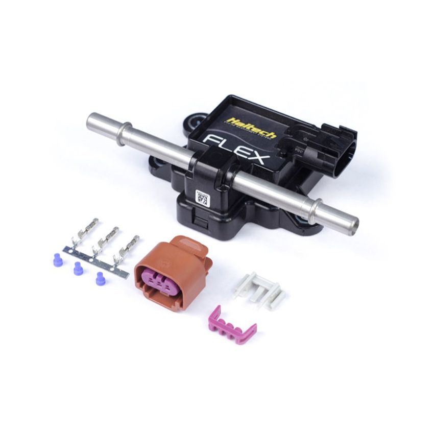 Haltech HT-011000 Flex Fuel Composition Sensor for 3/8 (GM Spring Lock) Fittings w/Plug & Pins