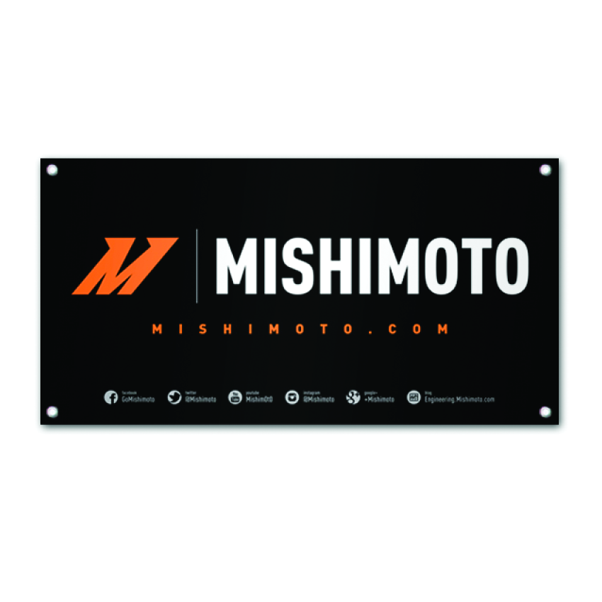 Mishimoto MMPROMO-BANNER-15MD Promotional Medium Vinyl Banner 33.75x65 inches