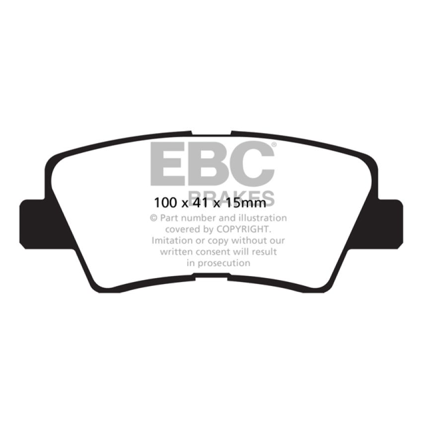 EBC UD1313 09-11 Hyundai Azera 3.3 Ultimax2 Rear Brake Pads