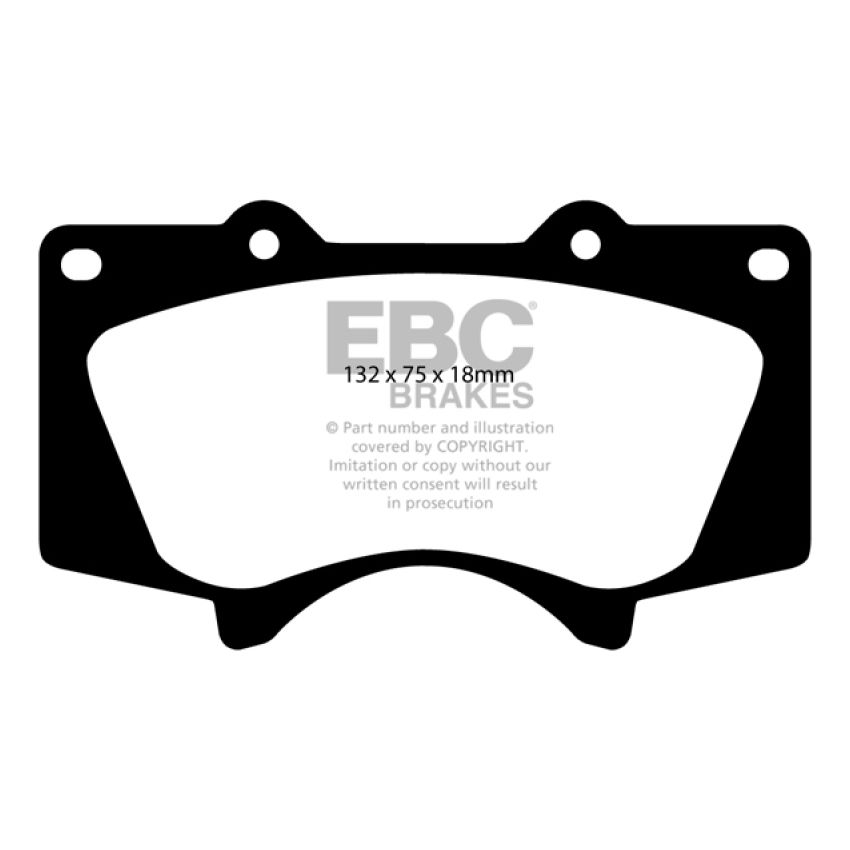 EBC UD976 10+ Lexus GX460 4.6 Ultimax2 Front Brake Pads
