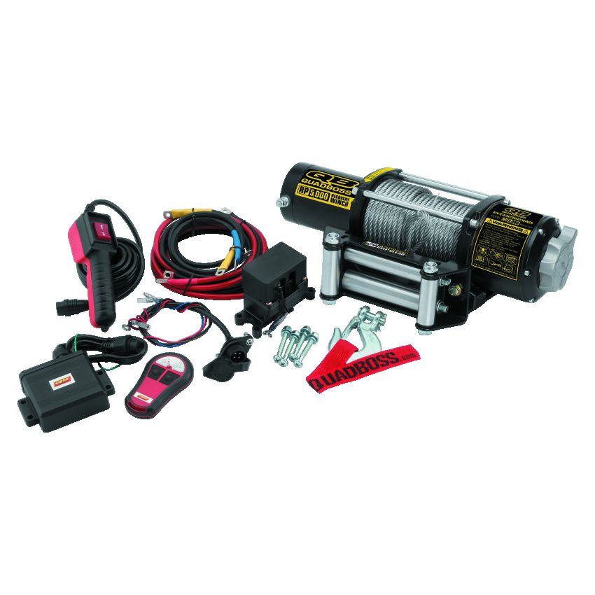 QuadBoss 608850 Winch 5000Lb W/ Cable