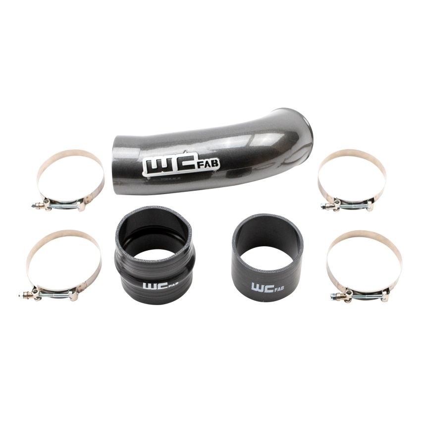 Wehrli WCF100720-GB 2020-2024 Chevrolet 6.6L L5P Duramax 4in Intake Pipe (Use w/OEM Air Box) - Gloss Black