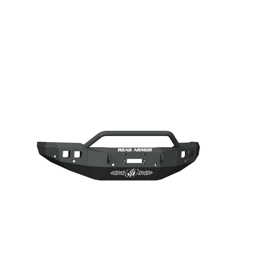 Road Armor 4192F4B 19-20 Ram 2500 Stealth Front Winch Bumper w/Pre-Runner Guard/6 Sensor Holes - Tex Blk