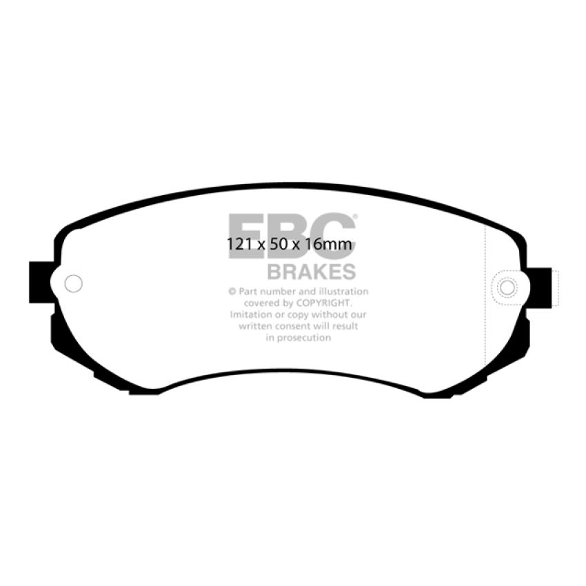 EBC UD422 89-96 Nissan 240SX 2.4 (4 Lug) Ultimax2 Front Brake Pads