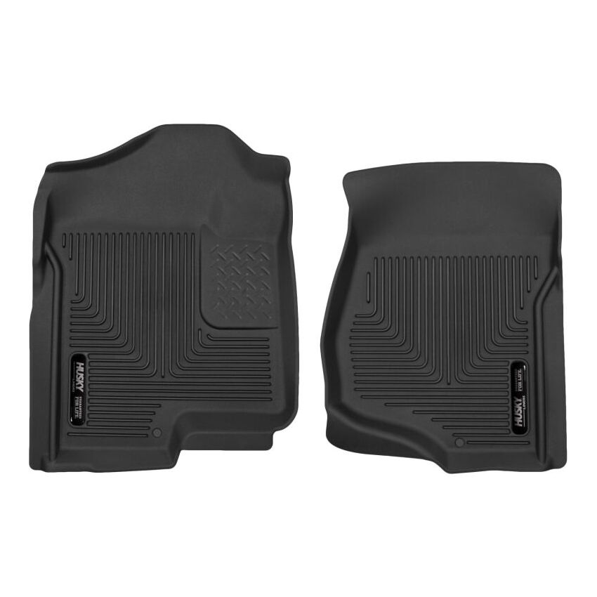 HUSKY LINERS HSK18201 07-   GM 2500HD Crew Cab Floor Liners Black