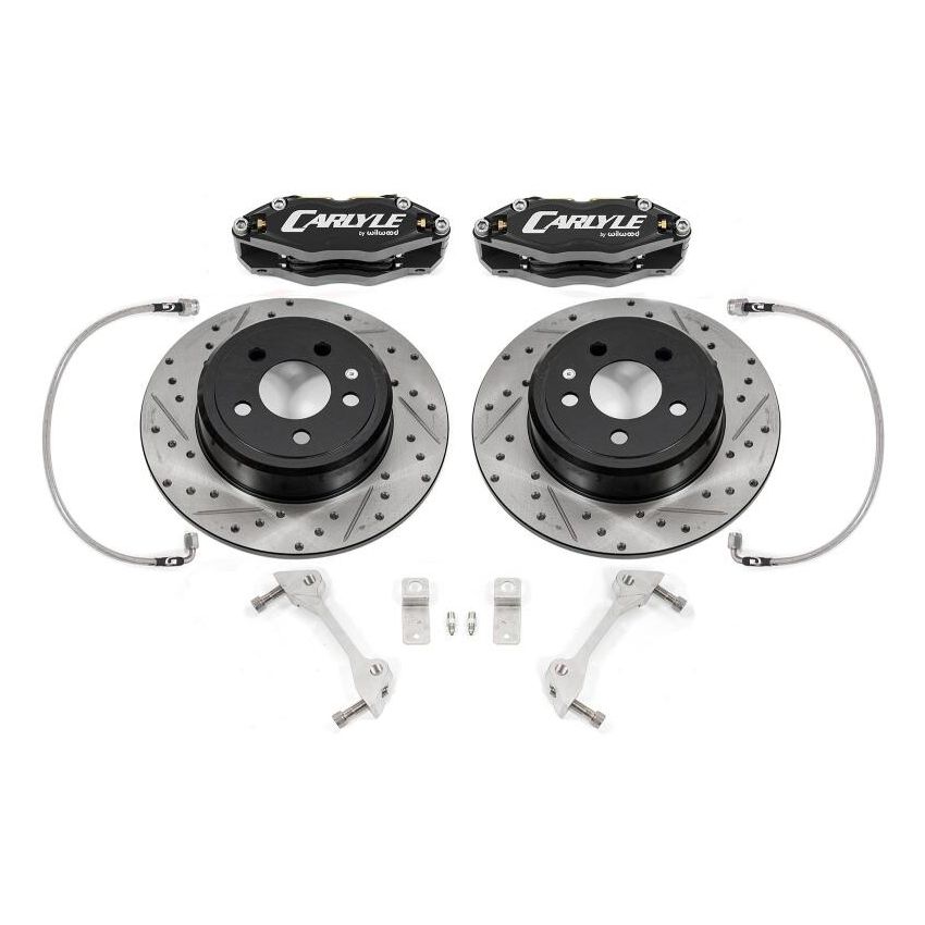 BMR Suspension DBK110 BMR 08-23 Dodge Challenger Brake Kit For 15in Conversion Black Calipers Non-Demon/Redeye