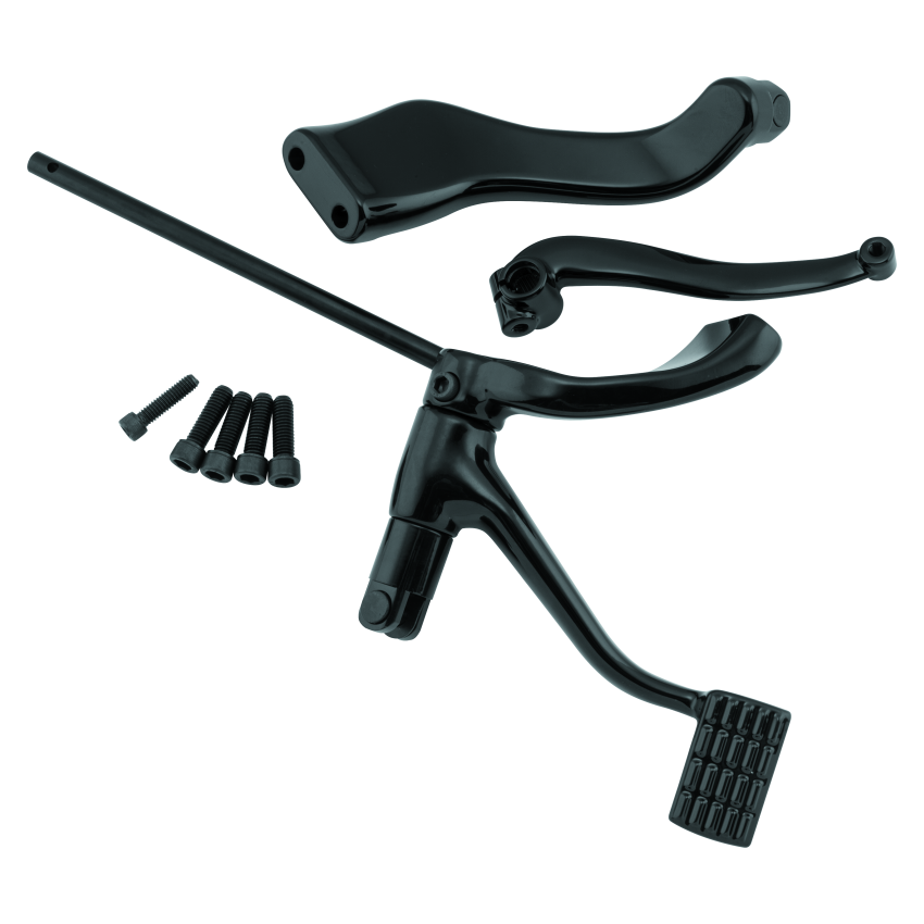 Bikers Choice 492094 14-Up Sportster 2 Inch Extended Mid Control Kit Black