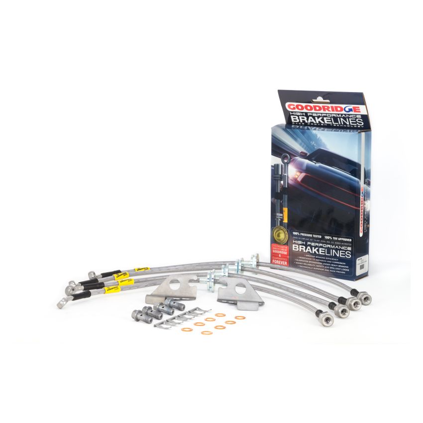 Goodridge 12-17 Chevrolet Caprice Police Package Only SS Brake Line Kit
