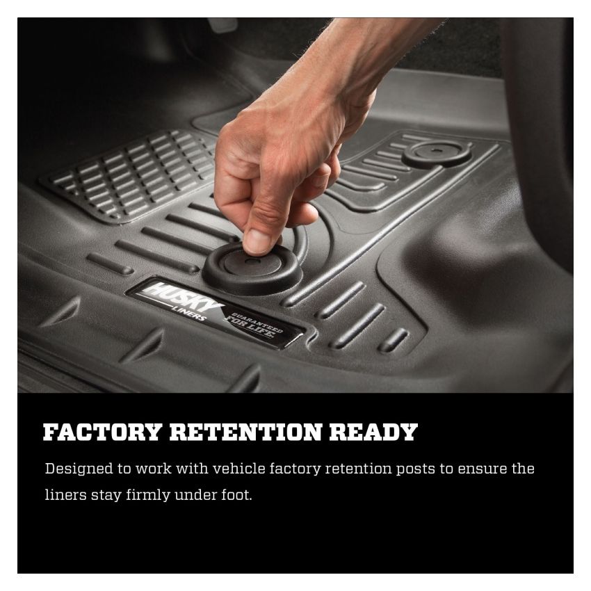 HUSKY LINERS HSK19031 2nd Seat Floor Liner Weatherbeater Series