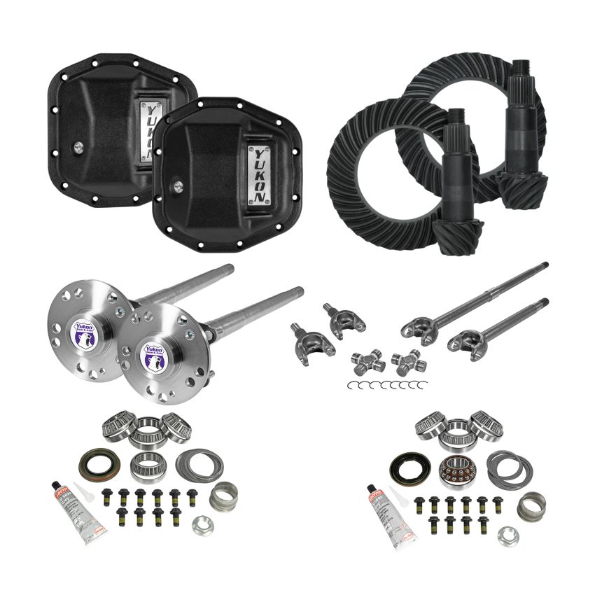 Yukon Gear & Axle YGK068STG4 Yukon Gear & Install Kit Stage 4 Package For Jeep JL/JT Rubicon in a 4.88 Ratio
