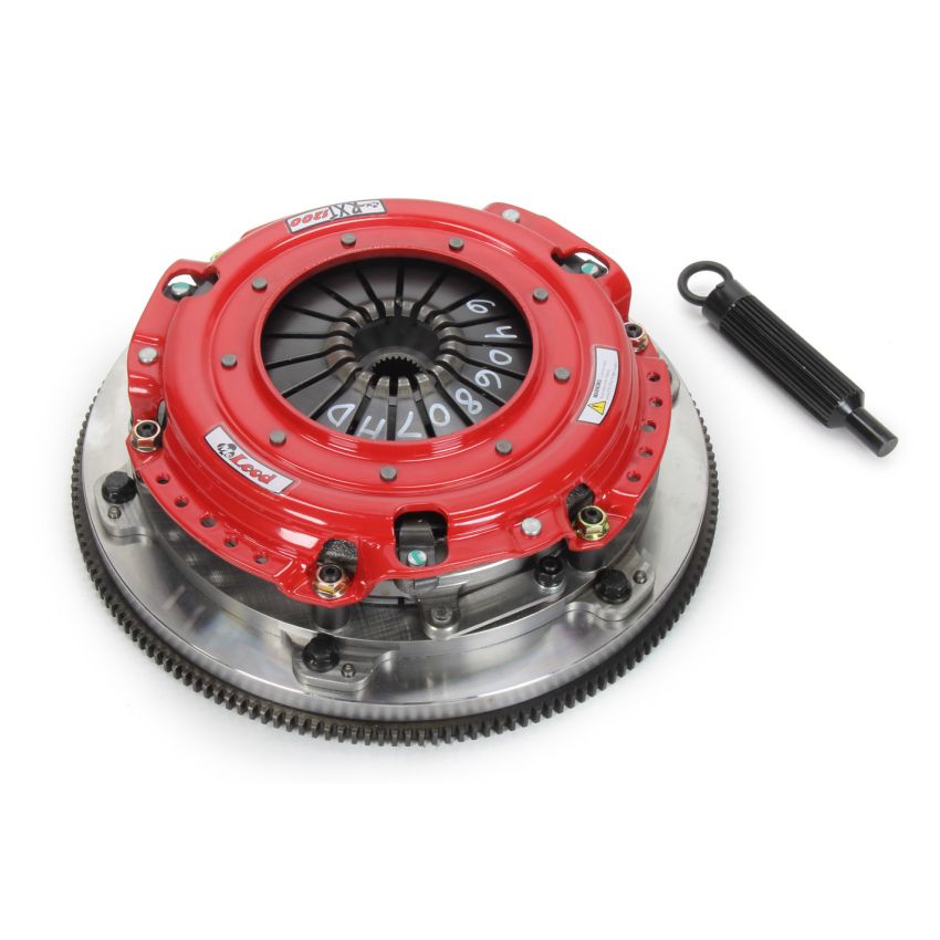 McLeod Racing 6406807HD McLeod RXT HD Twin GM LSA /LT4 1-1/8 x 26 Spline w/ 168T 8 Bolt Steel Flywheel