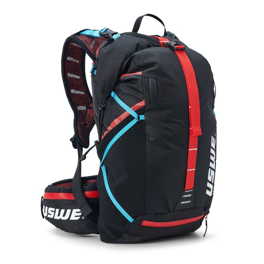 USWE 2302928 Hajker Rolltop Daypack 30L - Carbon Black