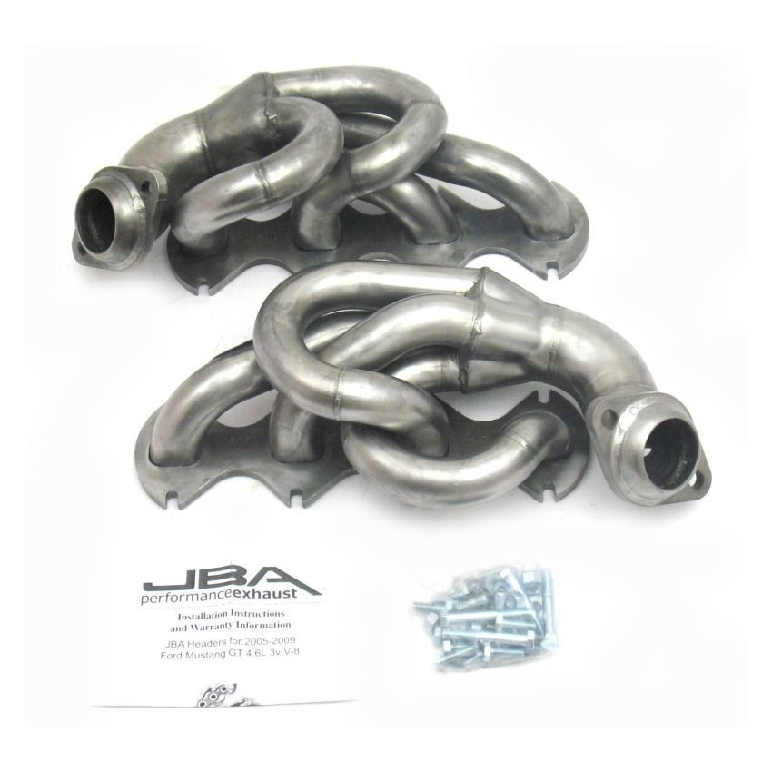 JBA 05-10 Ford Mustang 4.6L 3V 1-5/8in Primary Raw 409SS Cat4Ward Header