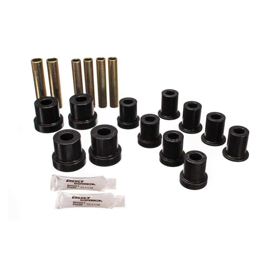 ENERGY SUSPENSION ENE3-2112G 70-87 GM 4wd Frt Spring Bushing Set Black