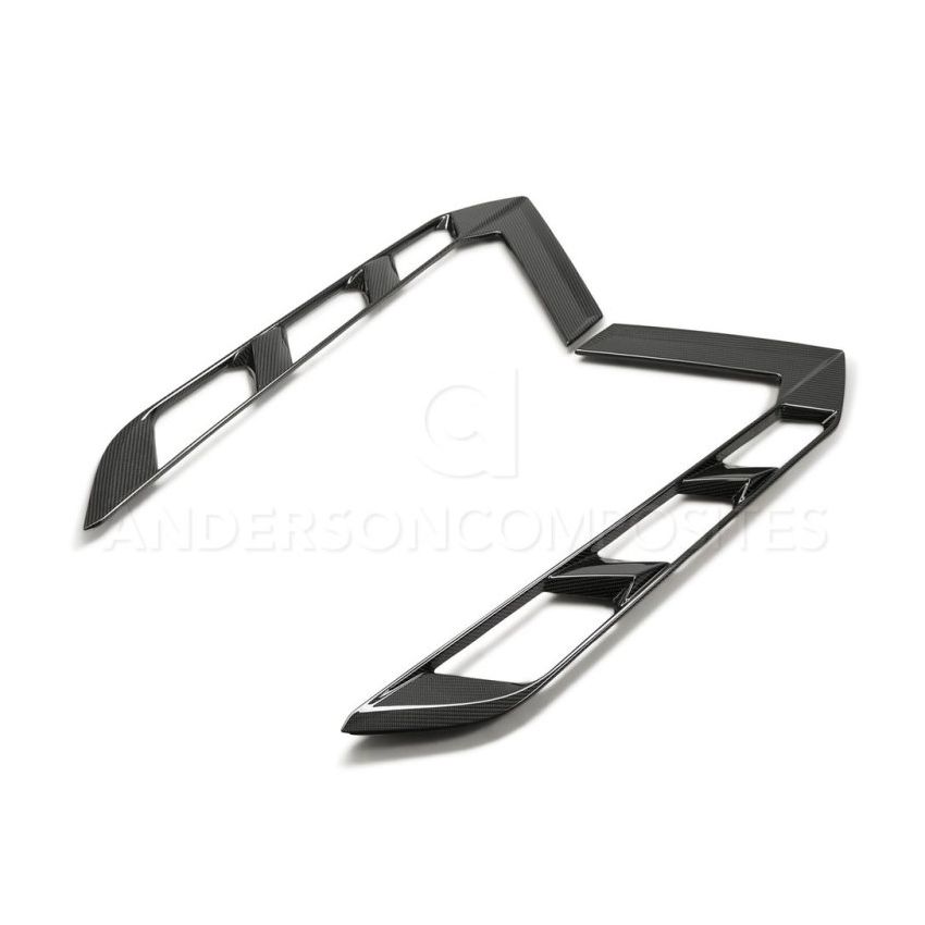 Anderson Composites 20-21 Chevrolet Corvette C8 Carbon Fiber Rear Hatch Vents