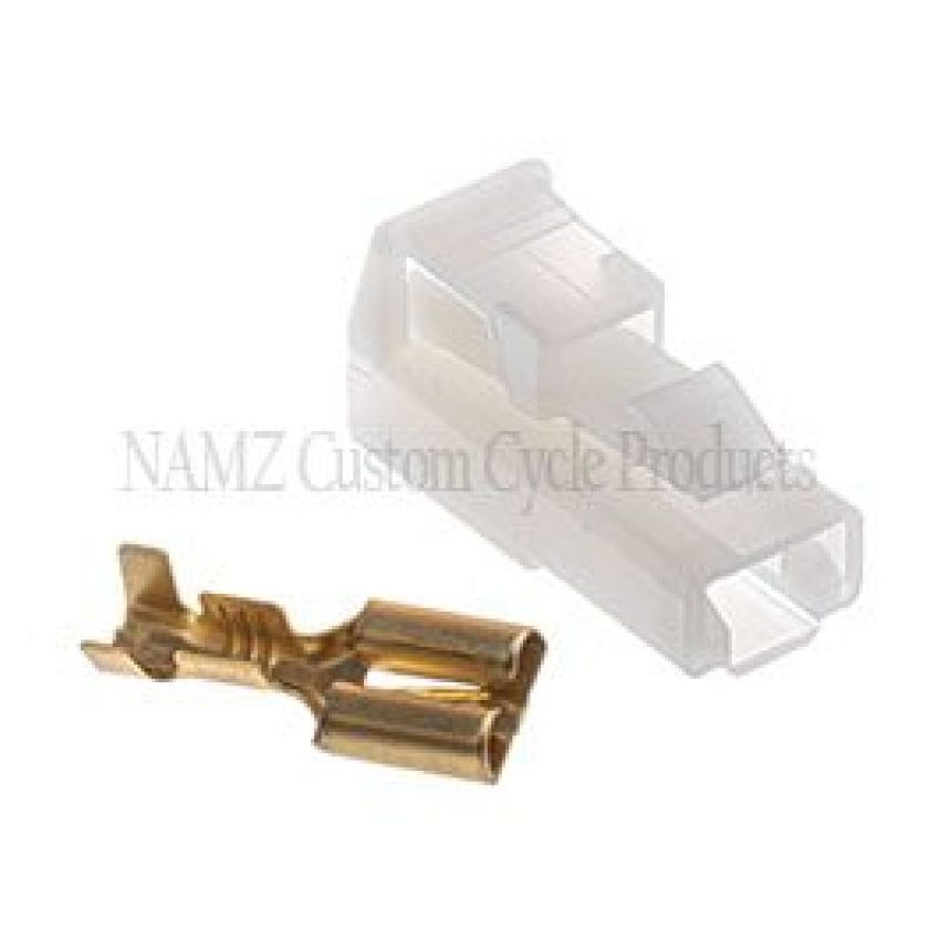 NAMZ NH-CN-1BSL 250 Series OEM Starter Solenoid 1-Position Locking Connector & Terminal - 5 Pack (HD 72295-94)