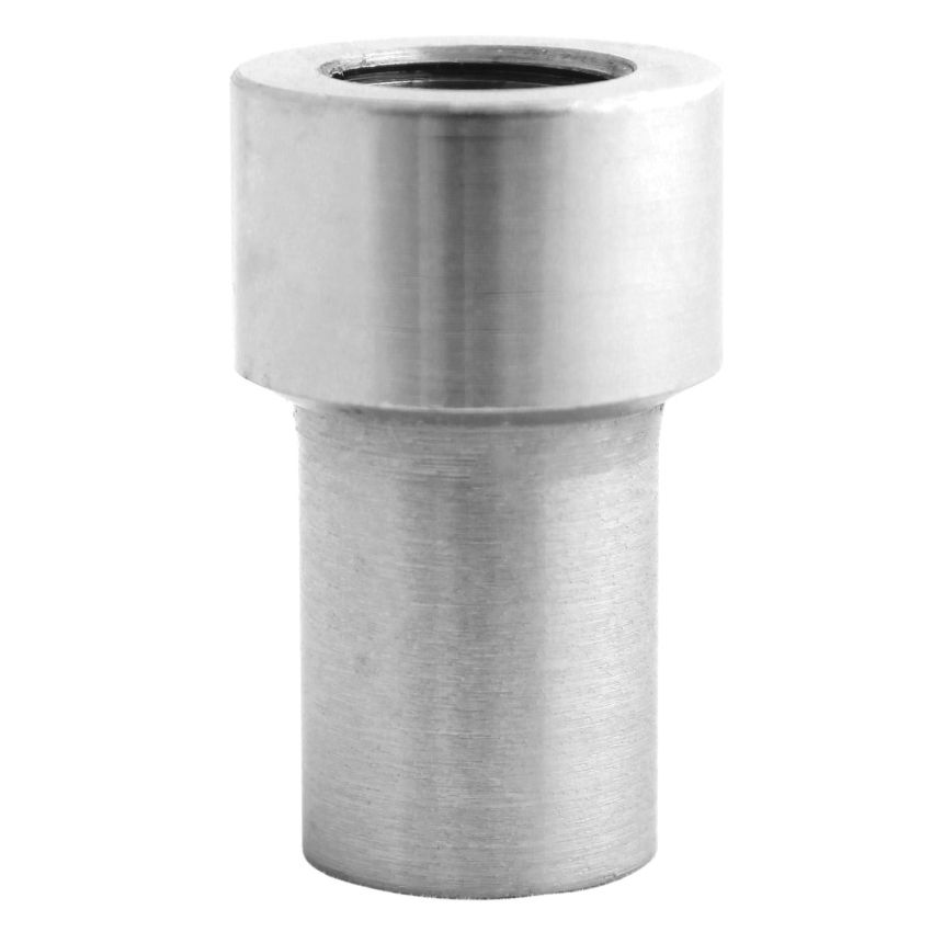 QA1 1844-132 Tube Adapter - 1-1/4in OD - Smooth - Right Hand - 7/8-18 Thread .120 Wall - Alloy