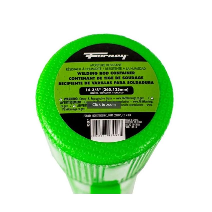 Forney 93097 Rod Storage Container, 14-3/8-Inch, Green