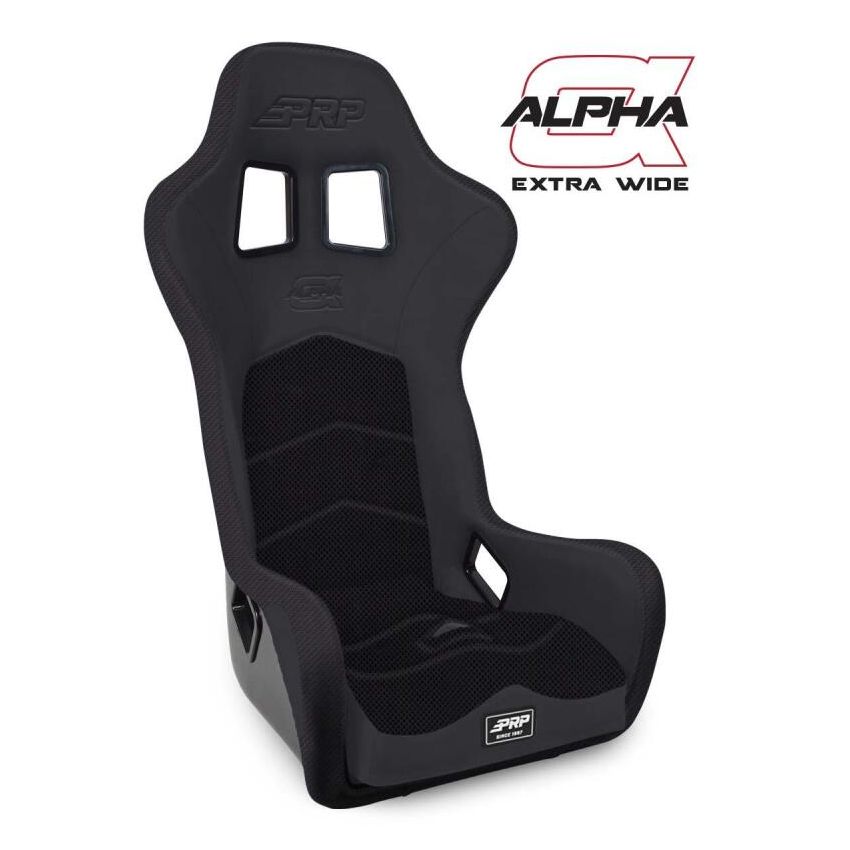 PRP Alpha Composite Seat/Extra Wide- Black