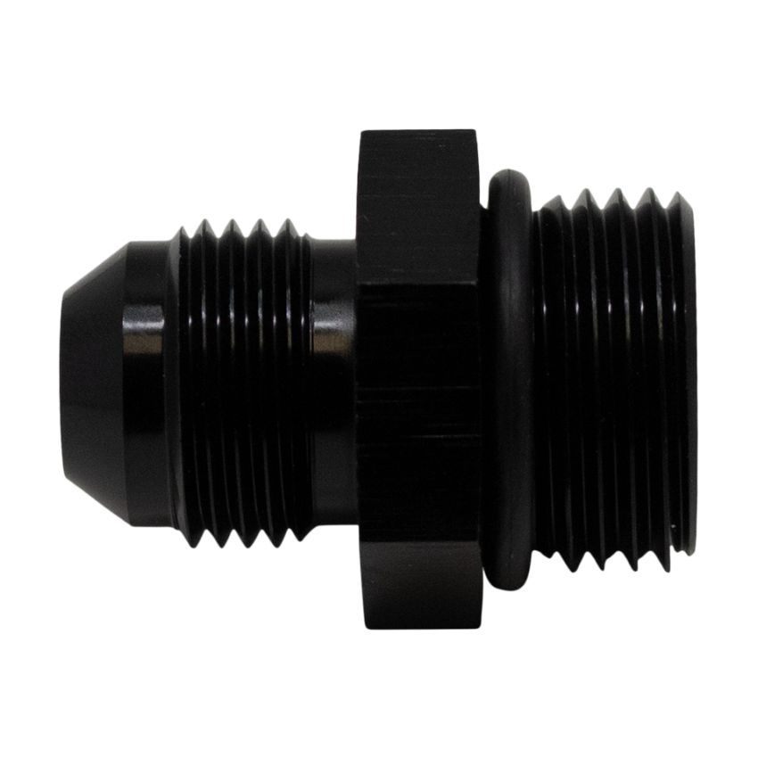 DeatschWerks 10AN ORB Male to 8AN Male Flare Adapter (Incl O-Ring) - Anodized Matte Black
