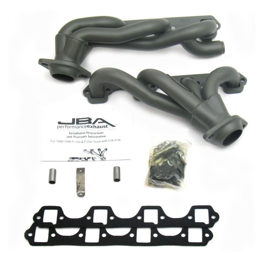 JBA 87-96 Ford F-150 5.8L SBF 1-5/8in Primary Ti Ctd Cat4Ward Header