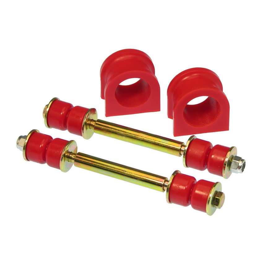 Prothane 07-14 Chevy Silverado Front Sway Bar Bushings - 36mm - Red