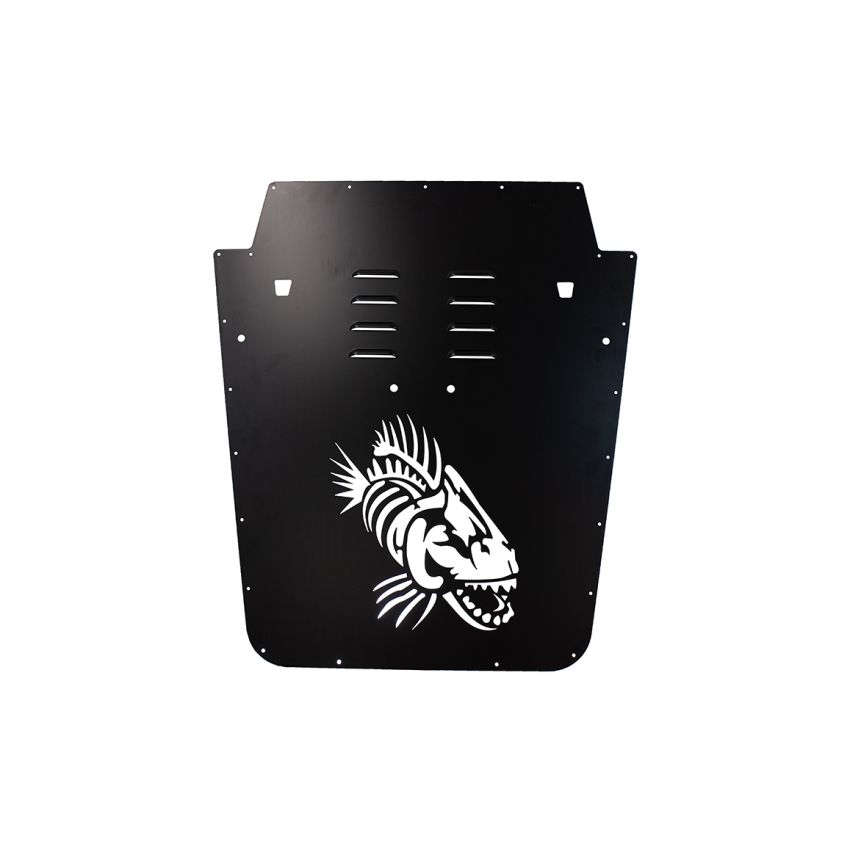 Fishbone Offroad 13-18 Jeep Wrangler JK Hood Louver - Black