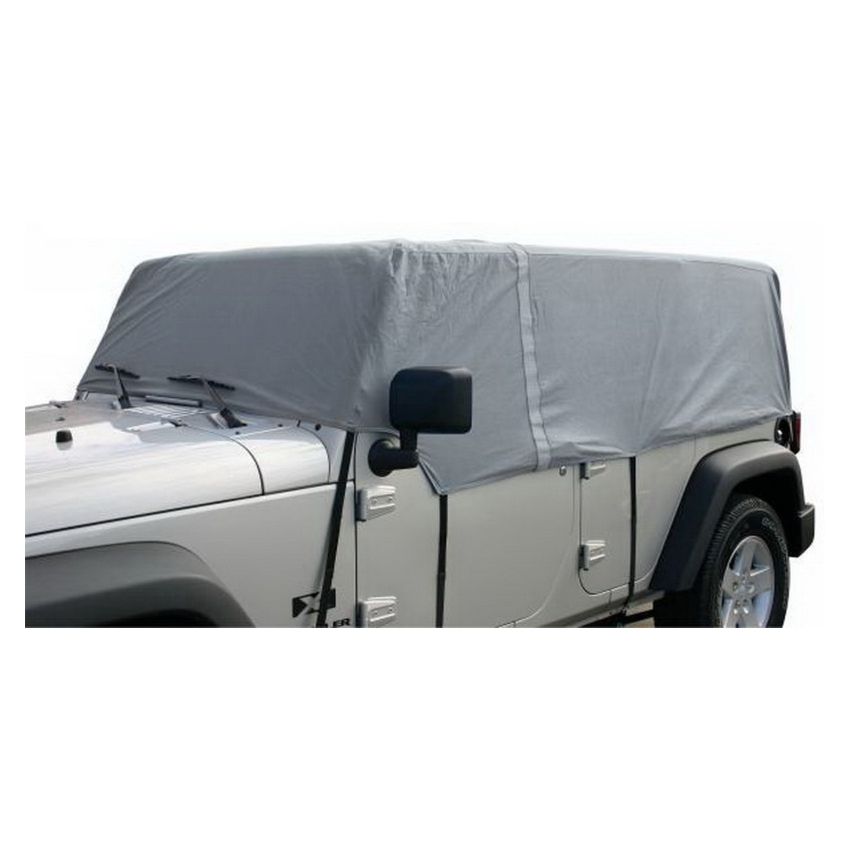 Rampage 2007-2018 Jeep Wrangler(JK) Unlimited Car Cover 4 Layer - Grey