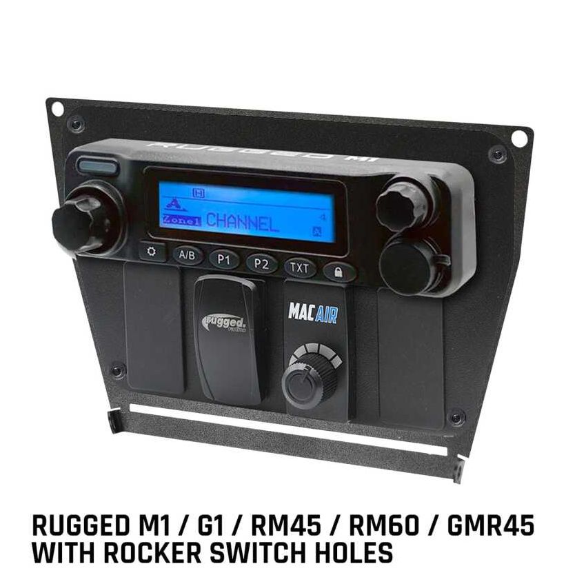 Rugged Radios MT-PRO-MM-RS Polaris RZR PRO XP/Turbo R/PRO R Dash Mount - Rugged M1/G1/RM45/RM60/GMR45 w/Holes
