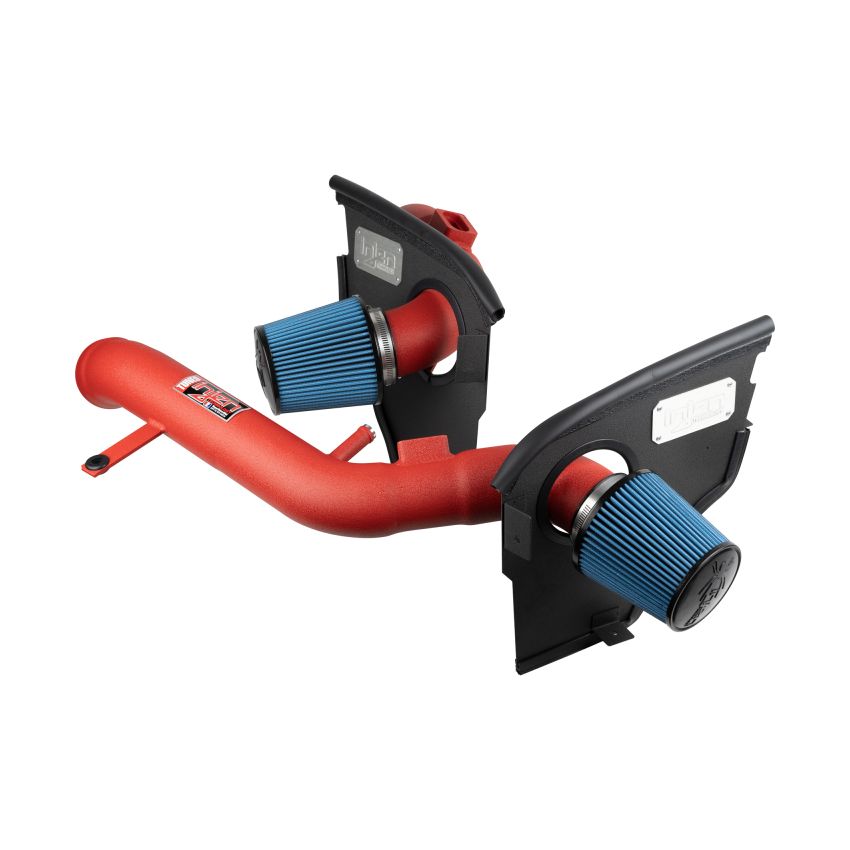 Injen 2015 M3/M4 3.0L Twin Turbo Wrinkle Red Short Ram 2pc. Intake System w/ MR Technology