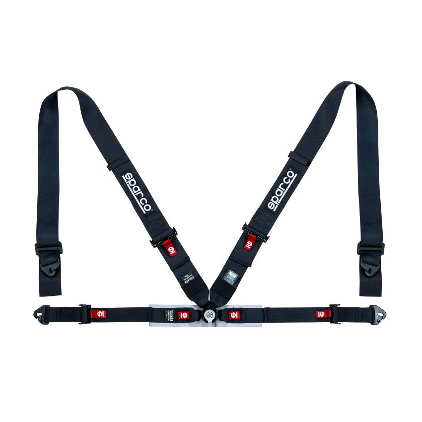 Sparco Belt 4Pt 3in/2in Competition Harness - Black