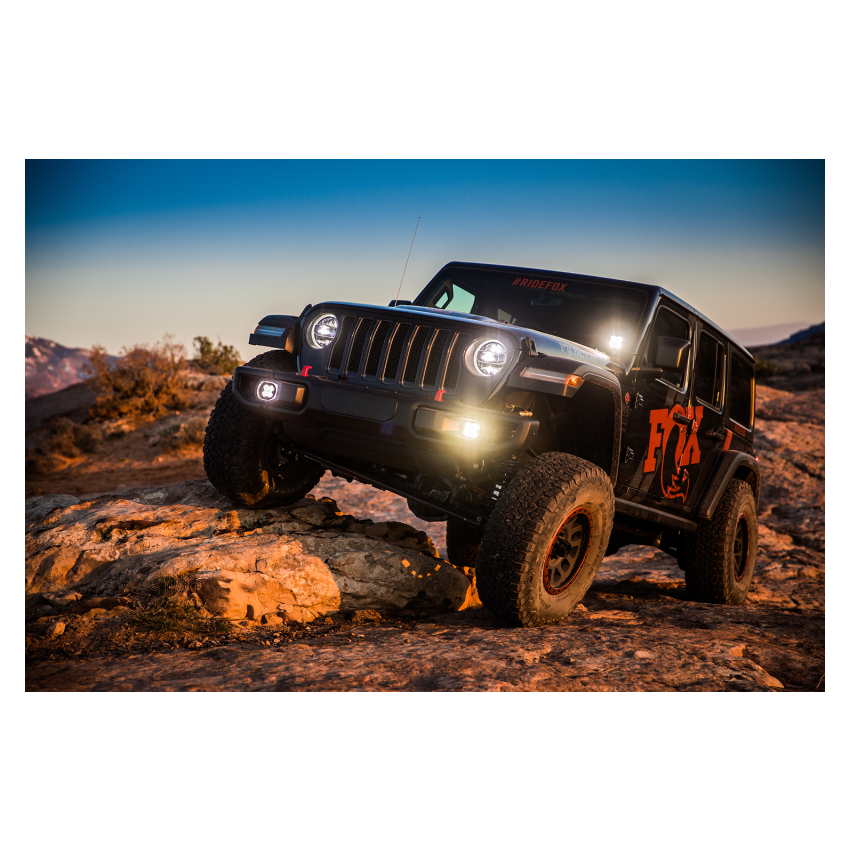 FOX 885-24-185 18+ Jeep JL 2.0 Performance Series 11.7in Smooth Body Reservoir Front Shock 3.5-4in Lift (Pair)