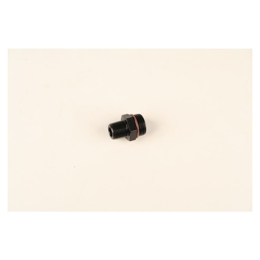 FRAGOLA FRG494001-BL #10 ORB x 3/8 MPT Adapter Fitting Black