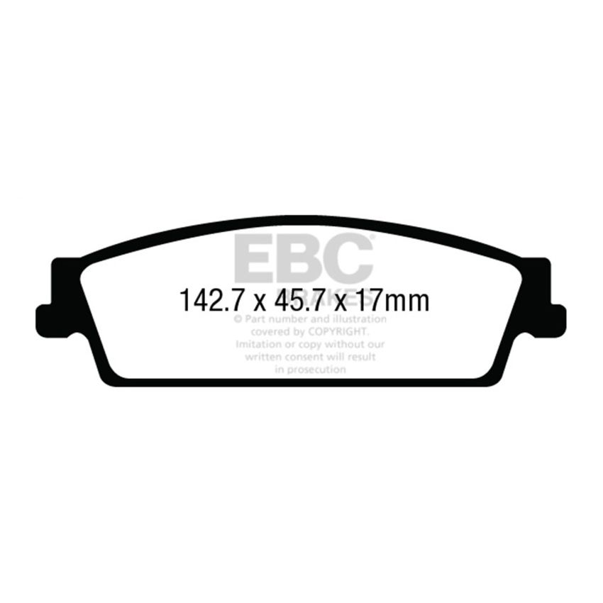 EBC UD1707 15+ Cadillac Escalade 6.2 2WD Ultimax2 Rear Brake Pads
