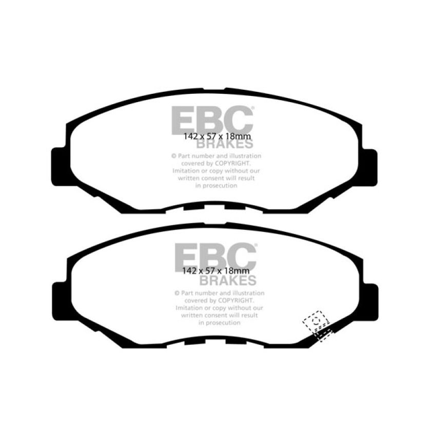 EBC UD914 13-15 Acura ILX 1.5 Hybrid Ultimax2 Front Brake Pads
