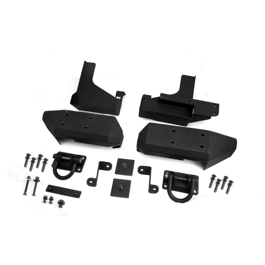 Rugged Ridge 11547.01 Aluminum Rear Bumper Pods 07-18 Jeep Wrangler