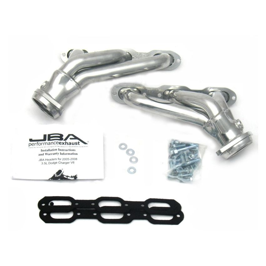 JBA 05-10 Chrysler 3.5L V6 1-5/8in Primary Silver Ctd Cat4Ward Header