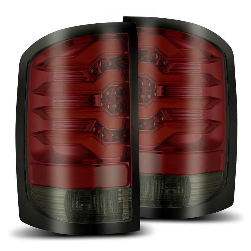 AlphaRex 14-18 GMC Sierra 1500 PRO-Series LED Tail Lights Red Smoke