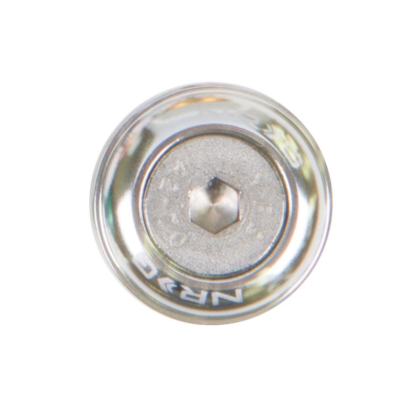 NRG Fender Washer Kit w/Rivets For Metal (Silver) - Set of 10