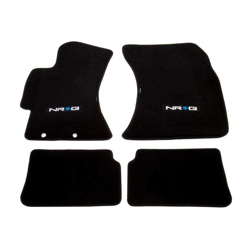 NRG Floor Mats - 2009-2011 Subaru Impreza WRX/STi (NRG Logo) - 4pc.