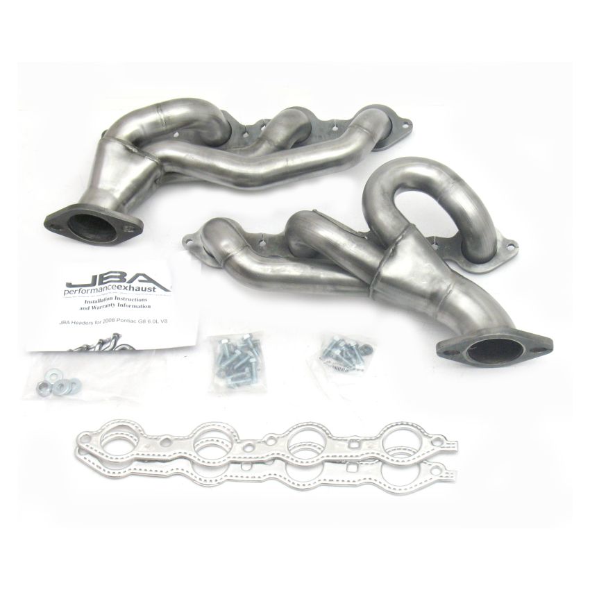 JBA 08-09 Pontiac G8 6.0/6.2L LS 1-3/4in Primary Raw 409SS Cat4Ward Header