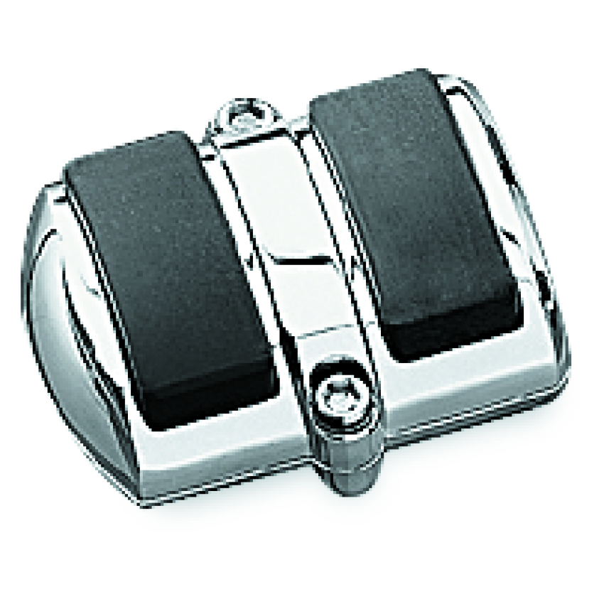 Kuryakyn 4029 Brake Pedal Cover 3in Wide Chrome