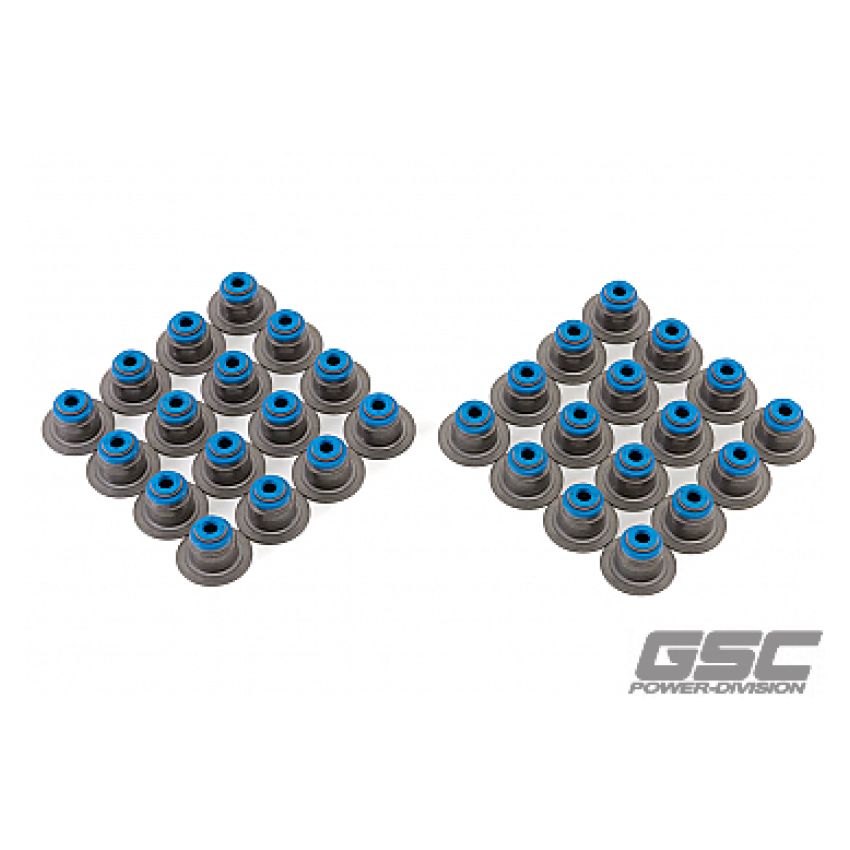 GSC Power Division 1102 GSC P-D Ford Mustang 5.0L Gen 3 Coyote Valve Stem Seal w/Integrated Spring Seat - Set of 32