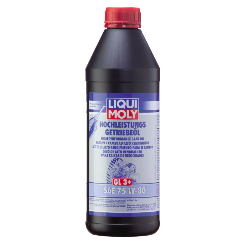 LIQUI MOLY 22080 Hochleistungs-Getriebel (GL3+) SAE 75W-80