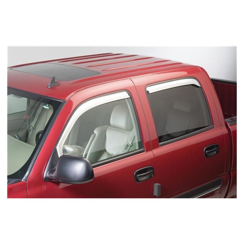 Putco 480138 10-20 RAM 2500/3500 - Set of 2 (Fronts Only) - Excl Reg Cab Element Chrome Window Visors