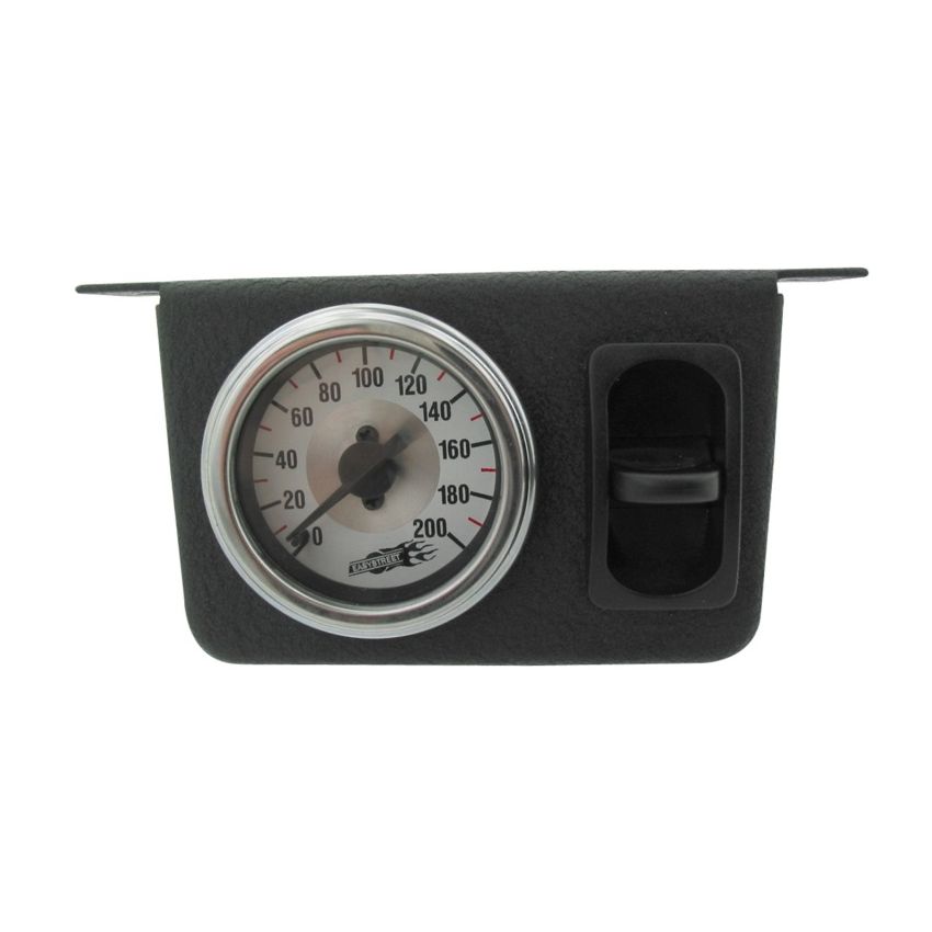 Air Lift 26161 Single Needle Gauge Panel With One Paddle Switch- 200 PSI