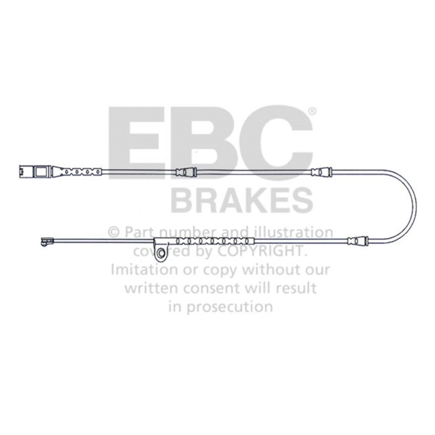 EBC 2010-2014 BMW X5 4.4L Twin Turbo Front Wear Leads
