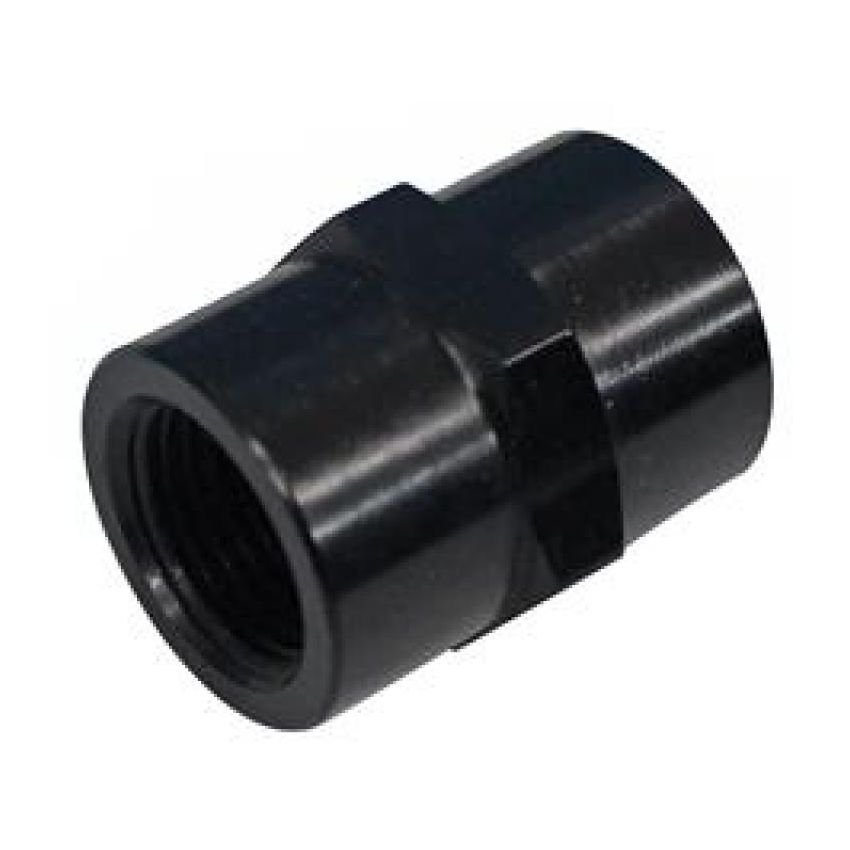 Fragola 1/4 FPT Coupler - Black